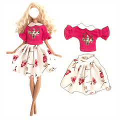 Princess Clothes Noble Outfit Skirt for 29 97 cm Doll