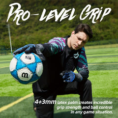 High Perf. Soccer Goalie Gloves Breathable With Grip