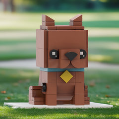 Dog Building Blocks Set Colorful Toy for Dog Lover