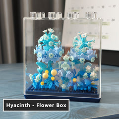 Eternal Flower Building Blocks Model with Dust Cover - Girl's Birthday Gift