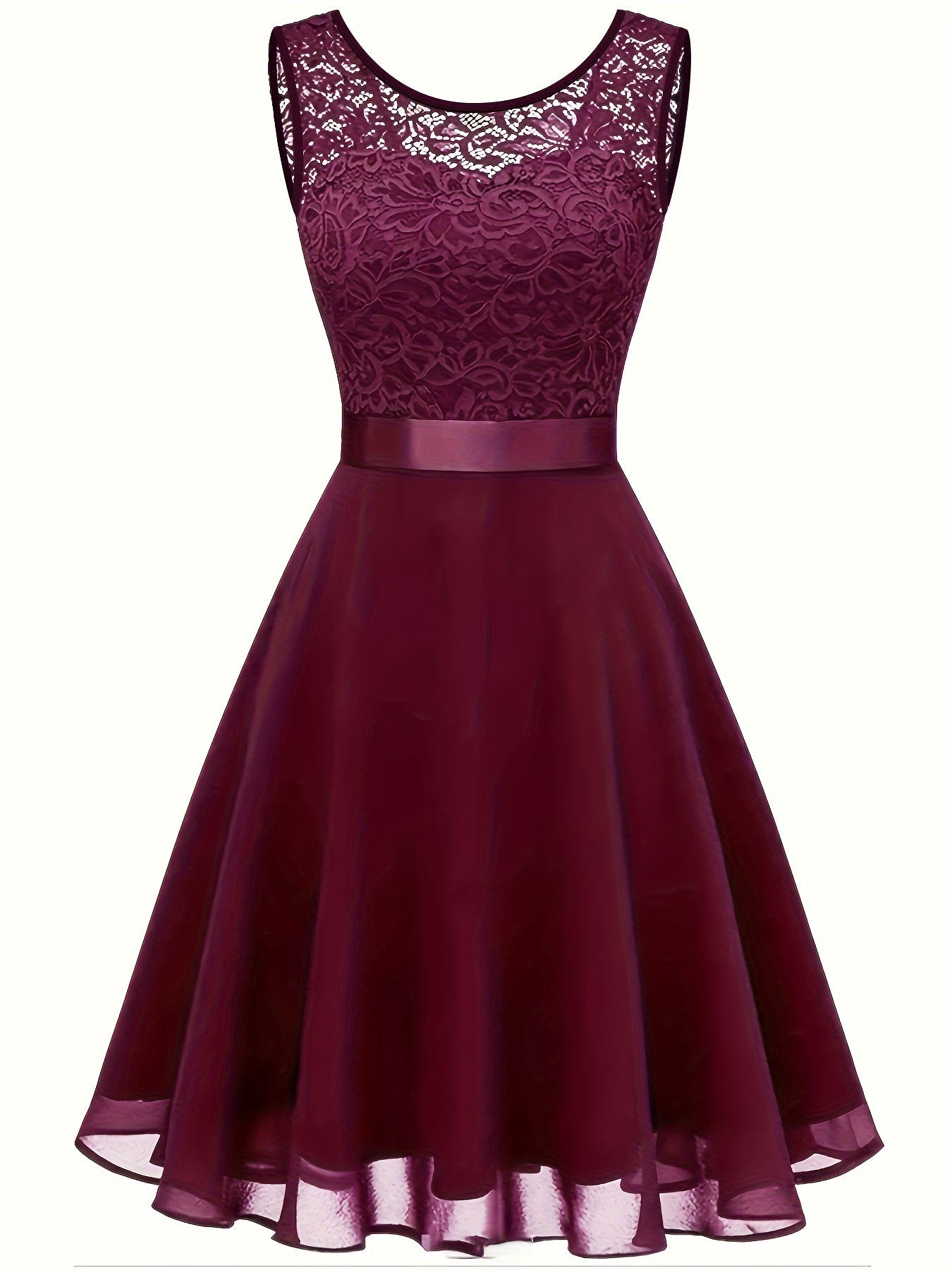 Party Dress Women's Plus Solid Lace Wedding Dress