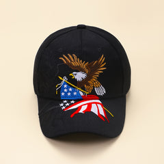 Men's Eagle American Flag Embroidered Baseball Cap