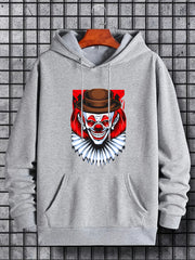 Men's Scary Clown Graphic Hoodie Hooded Sweatshirt