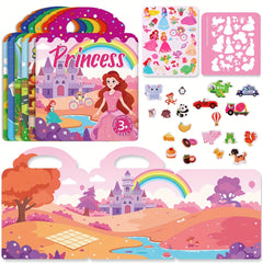 Children's DIY Sticker Books & Jelly Stickers Set