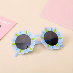 Colorful Small Flower Kids Sunglasses Outdoor Travel Glasses