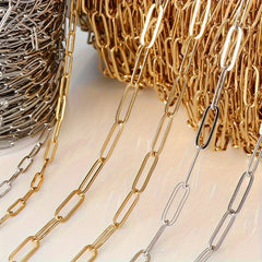 6ft Stainless Steel Chain Jewelry Making DIY Necklace Earrings Bracelets