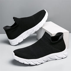 Men's Slip On Casual Shoes Breathable Shock Absorbing Travel Jogging