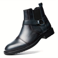 Men's Zipper Ankle Boots Casual Walking Shoes