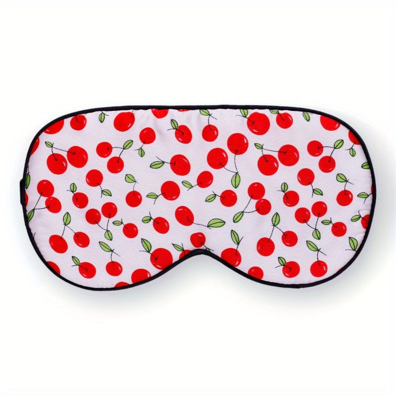 Plant Flower Pattern Eye Mask Blackout Blindfold Breathable Sleep Eye Mask