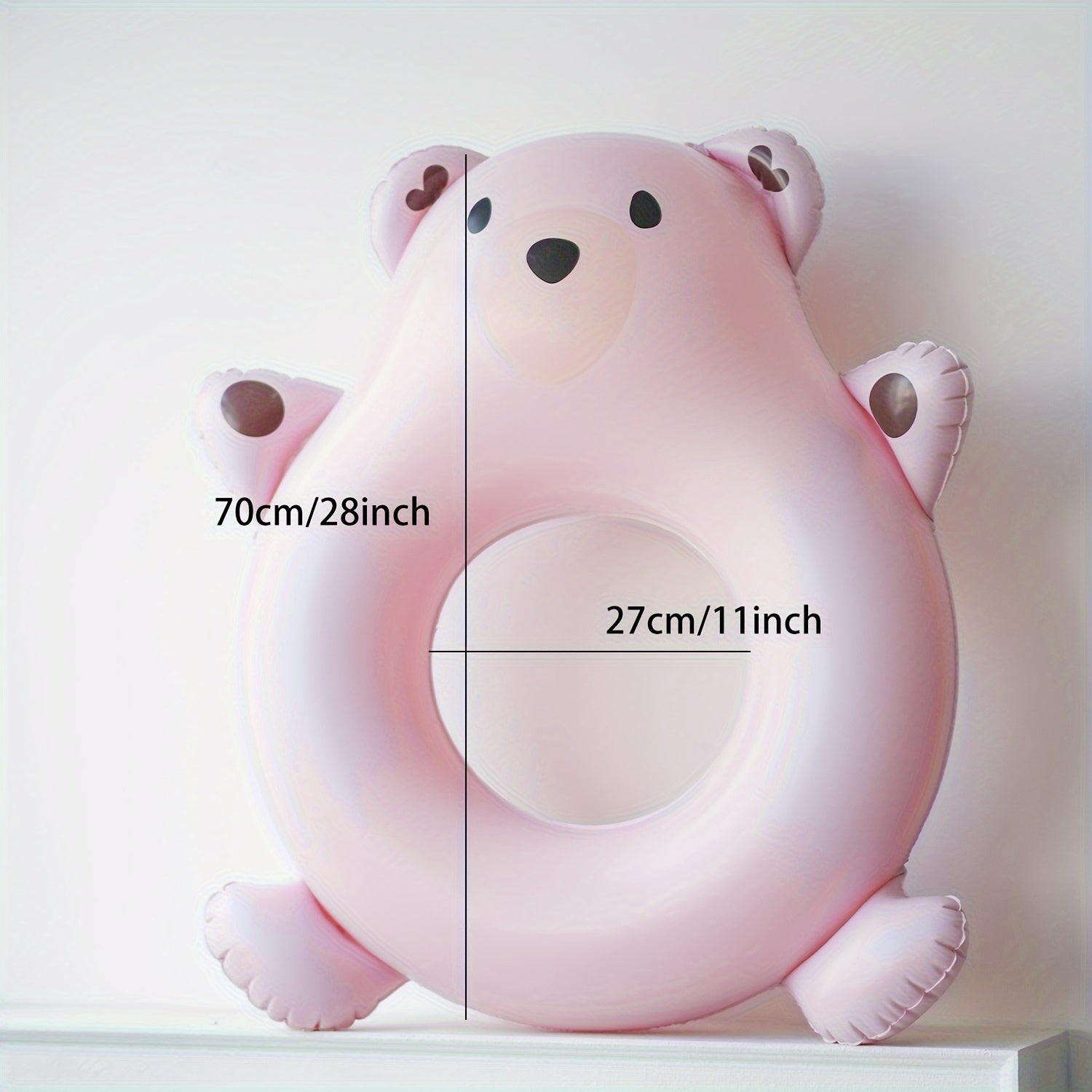 Adorable Bear Float Inflatable Mat for Beach & Pool Parties
