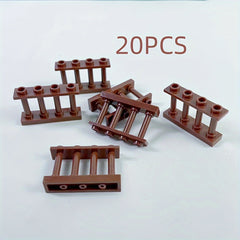 20pcs DIY Fence Railing Building Block Accessories Gift Toy Parts