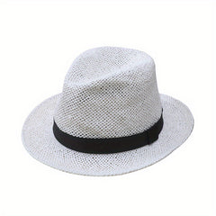 Hollow Out Sun Hat Straw Fedora Cap Beach Hats Women