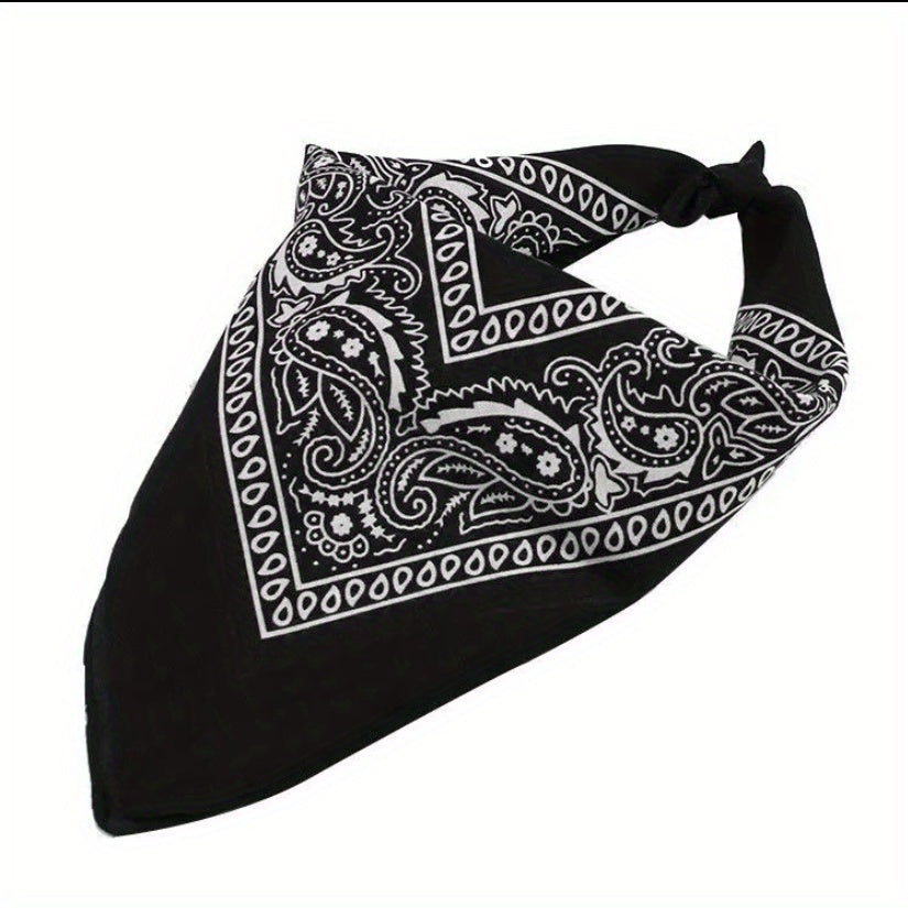 Vintage Paisley Print Bandana Hip Hop Multifunctional Neck Gaiter