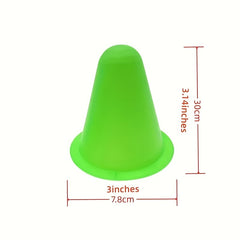 25pcs Windproof Road Barrier Flexibility Training Pile with Hole