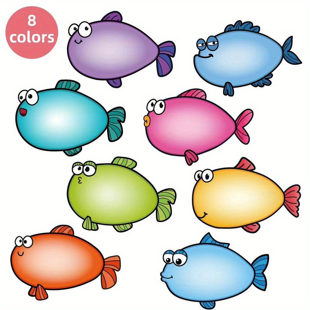 Magnetic Fishing Game Dry Erasable Fish Cards - DIY Sight Words Dolch T