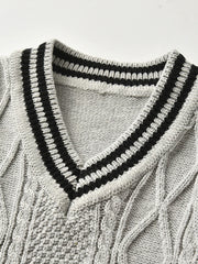 Kids Sleeveless V Neck Sweater Vest Top
