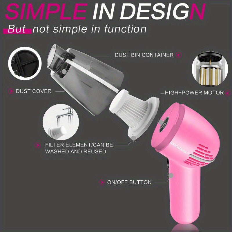 Wireless Vacuum Cleaner Strong Suction Portable Household Car Cleaning