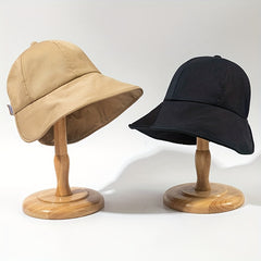 Women's Wide Brim Bucket Hat UV Protection Sun Cap
