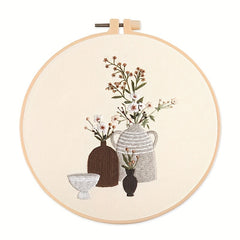 DIY Personalized Flowers Embroidery Kit for Beginners
