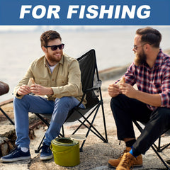2pcs Portable Compact Chair for Outdoor Camping and Picnic