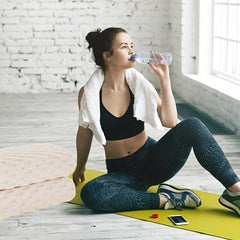 Soft Plush Blanket Yoga Mat Towel Non-slip for Indoor Sports Fitness