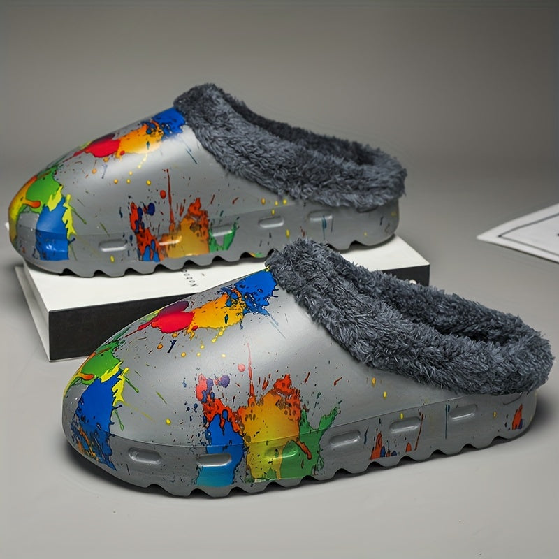 Women's Warm and Stylish Painting Slippers