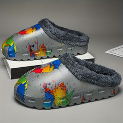 Women's Warm and Stylish Painting Slippers