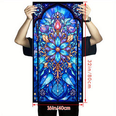 1000pcs Floral Stained Glass Door Jigsaw Puzzle