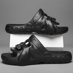 Men's Skull Slides Non Slip Slippers Soft Shoes Indoor Outdoor Beach