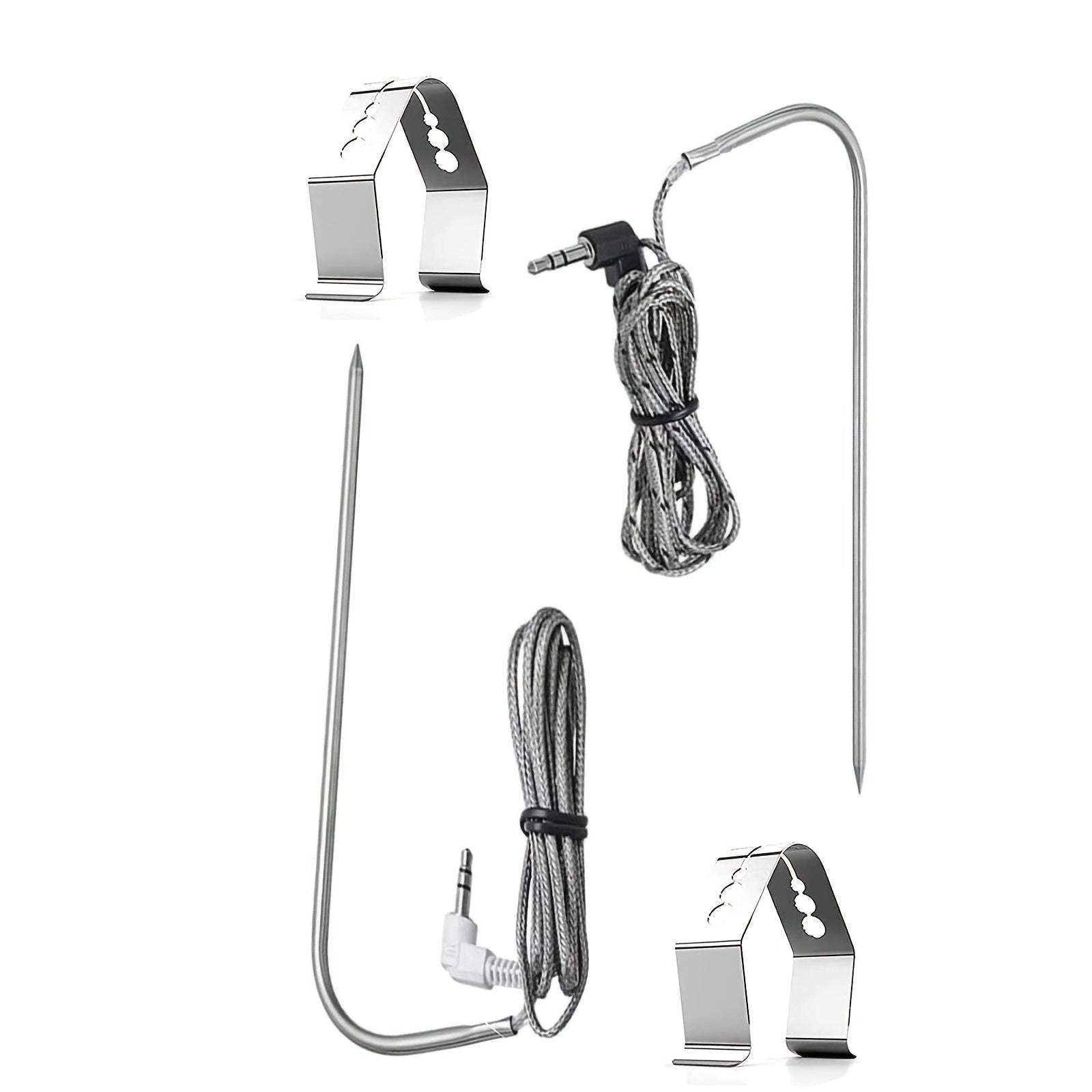 2pcs Waterproof Meat Probes for Traeger & Pit BBQ Grills