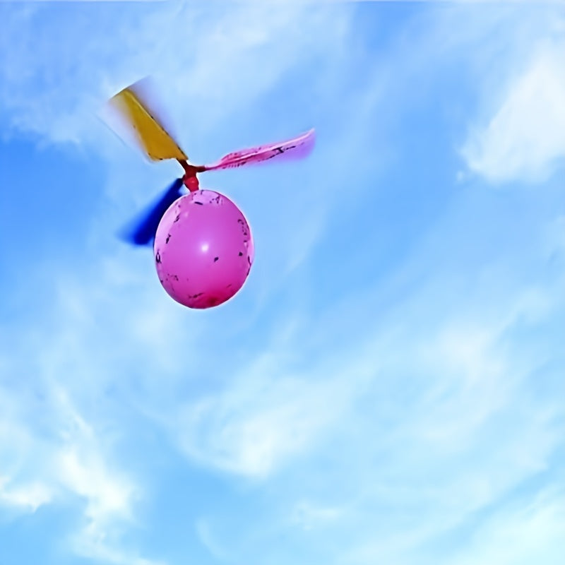 2pcs Balloon Helicopter DIY Classroom Experiment Balloon Airplane