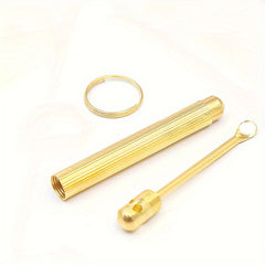 Ear Spoon Keychain Pendant Metal Ear Spoon Keyring