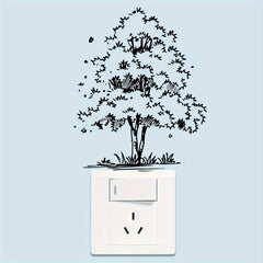 Tree Cartoon Decorative Switch Sticker Wall Decal
