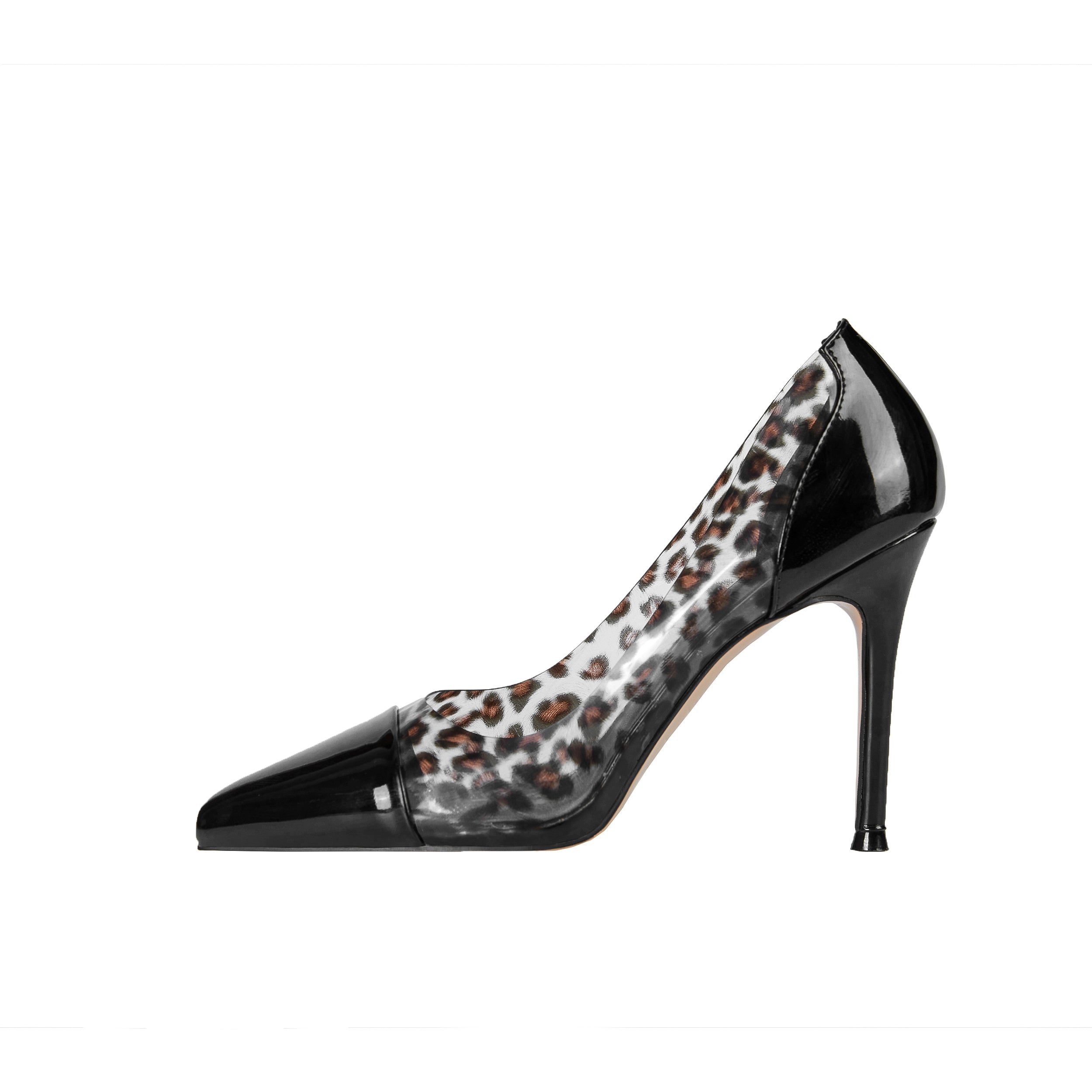 Leopard Print High Heels Pointed Toe Stiletto Pumps