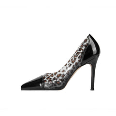 Leopard Print High Heels Pointed Toe Stiletto Pumps