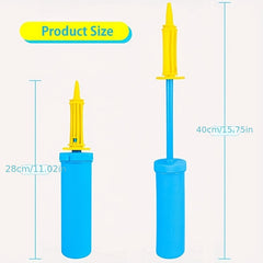 2pcs Balloon Pump Portable Hand Pump for Birthdays Weddings Parties