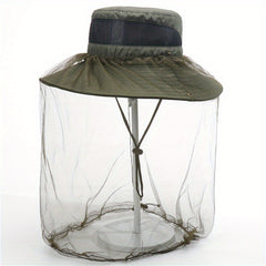 Summer Outdoor Mesh Mosquito-proof Hat Sunscreen Quick Drying Fisherman Hat