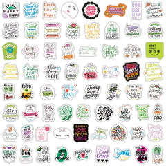 200pcs Inspirational Words Stickers Motivational Quote Vinyl