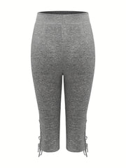 Skinny Capris Leggings Casual Crop Leggings For Women