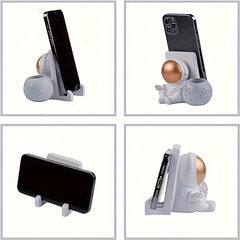 Astronaut Pen Holder with Phone Stand Desk Storage Rack