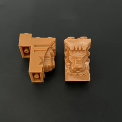 2pcs Animal Statue Decoration Building Blocks Toy