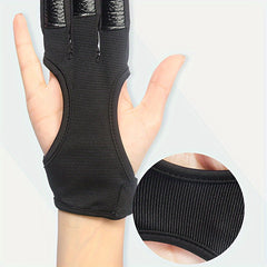 Breathable Three Finger Archery Gloves Protector