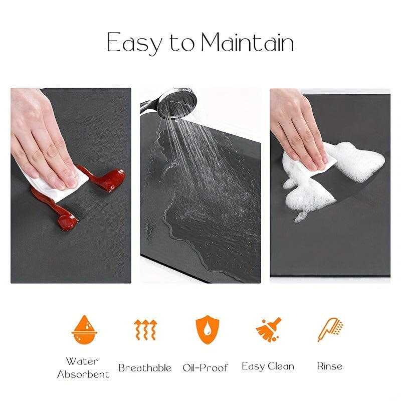 Dish Drying Pad Washstand Kitchen Drain Mat Quick Drying