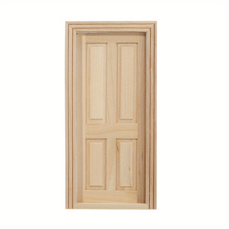 1:12 Dollhouse DIY Mini Door & Window Blank Material Gift