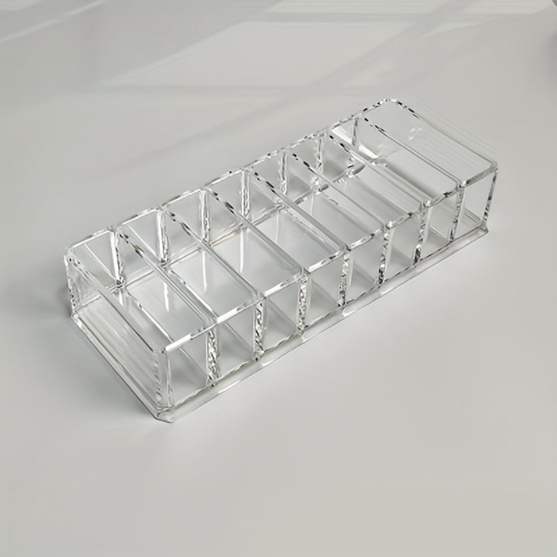 Clear Acrylic Makeup Brushes Organizer Lipstick Stand Case Jewelry Box