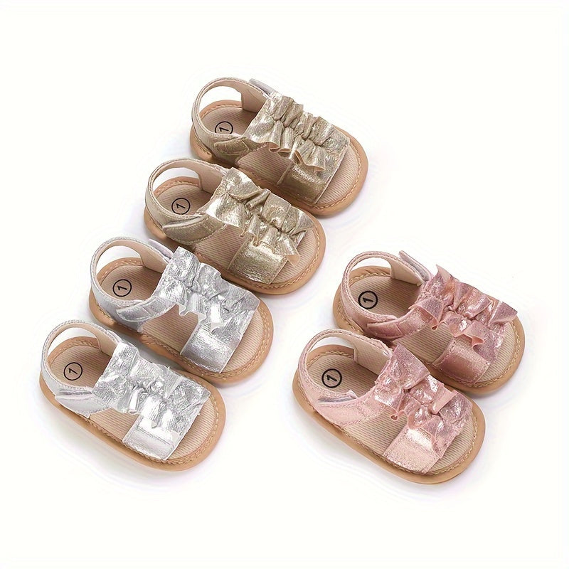 Breathable Open Toe Sandals for Baby Girls Lightweight Anti Slip Sandals