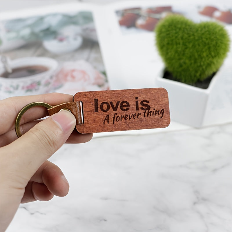 Rosewood Keychain Keyring Men Women