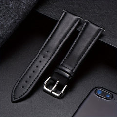 1pc Business PU Leather Strap 18 20 22 24mm Watch Strap