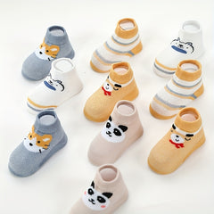 5 Pairs Mesh Thin Sock Shoes for Baby Girls Kids
