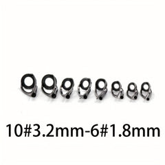 40pcs Rod Tips Repair Kit Stainless Steel Fishing Tackle Freshwater
